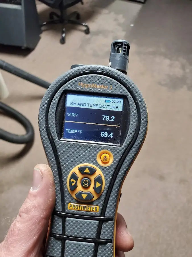 Moisture meter humidity assessment for Mold Remediation & Removal in Rose